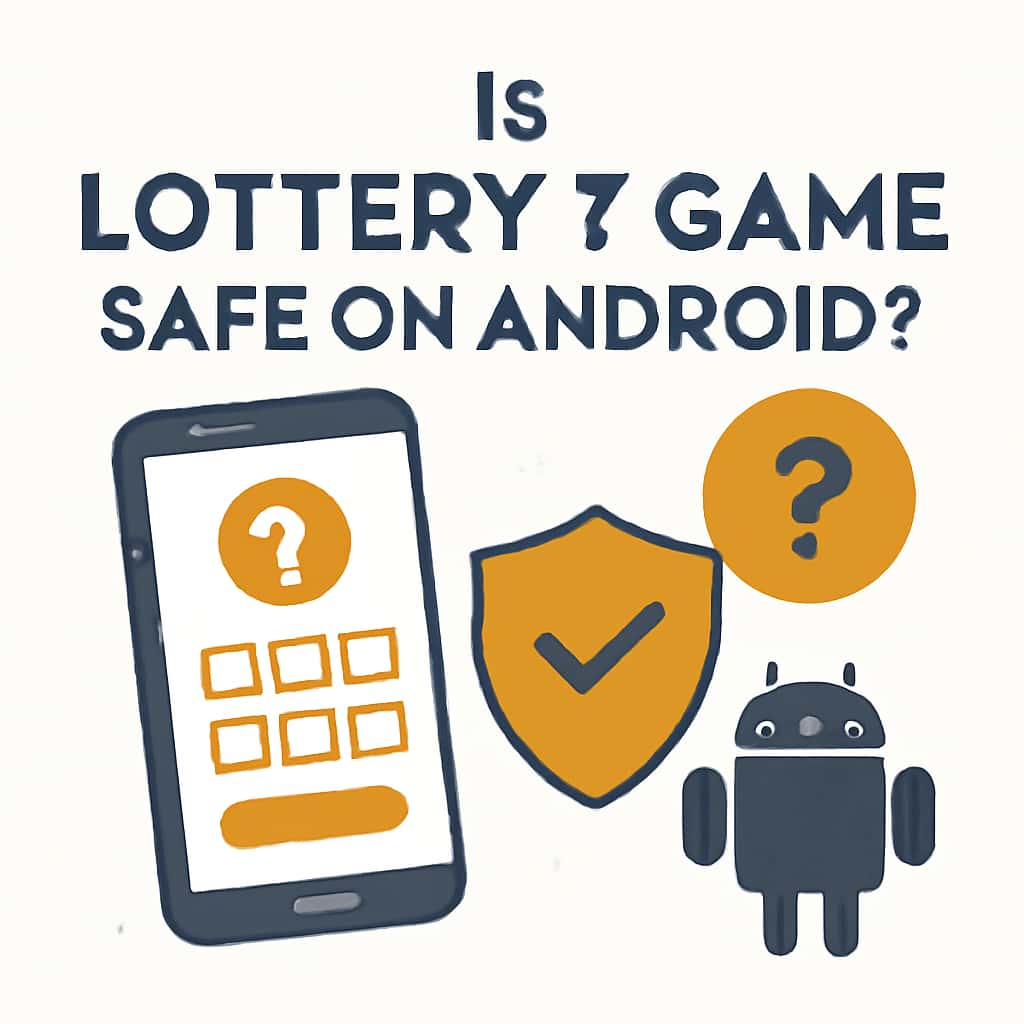 Diagram illustrating safety measures for Lottery 7 Game on Android.