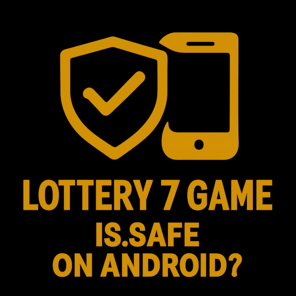 Badge representing the safety of Lottery 7 Game on Android.