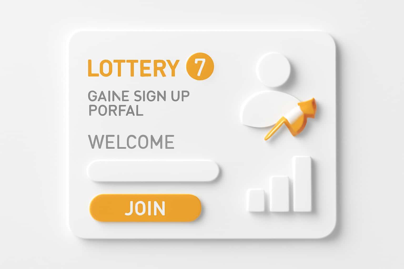 Lottery 7 Game Sign Up Portal Interface