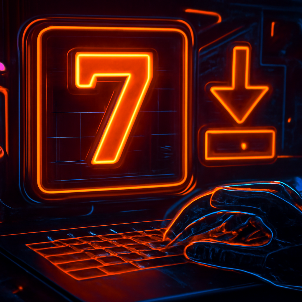 Diagram illustrating Lottery 7 Game installation process