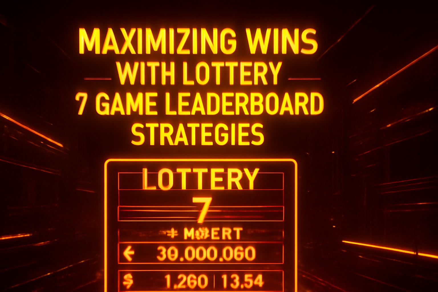 Informational scene depicting Lottery 7 Game Android Installation Tips