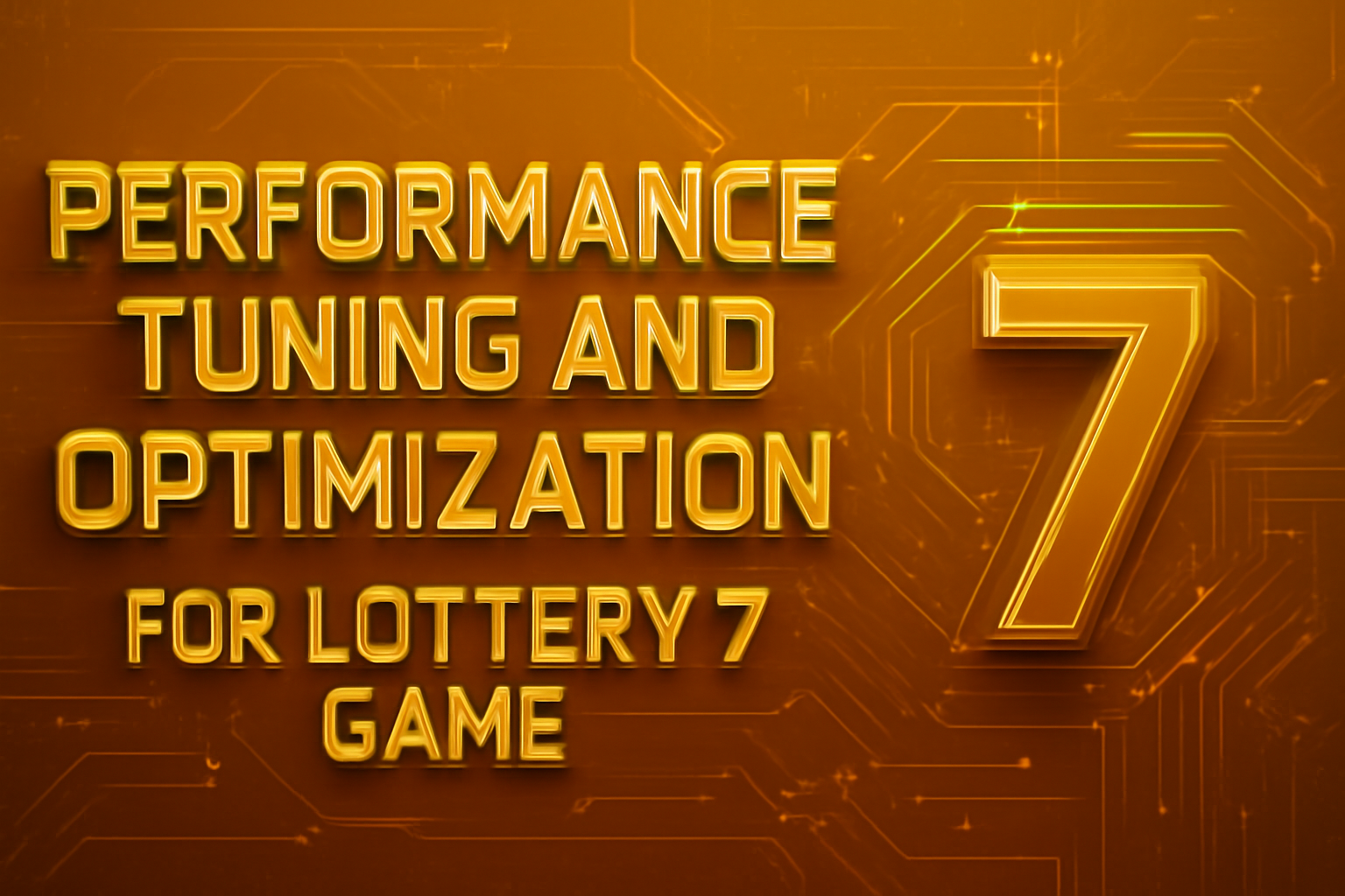 Informational scene about troubleshooting issues for Lottery 7 Game.