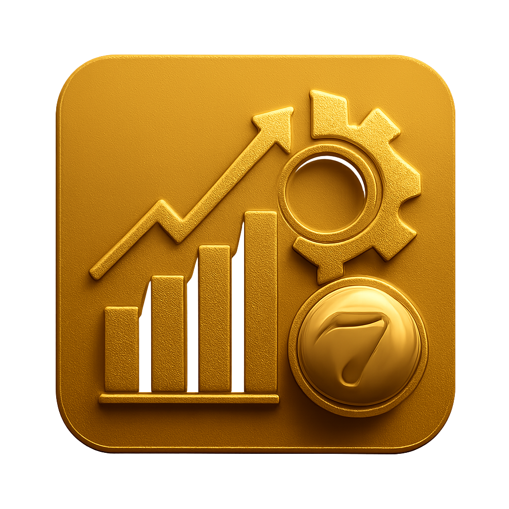 Icon representing troubleshooting for Lottery 7 Game.