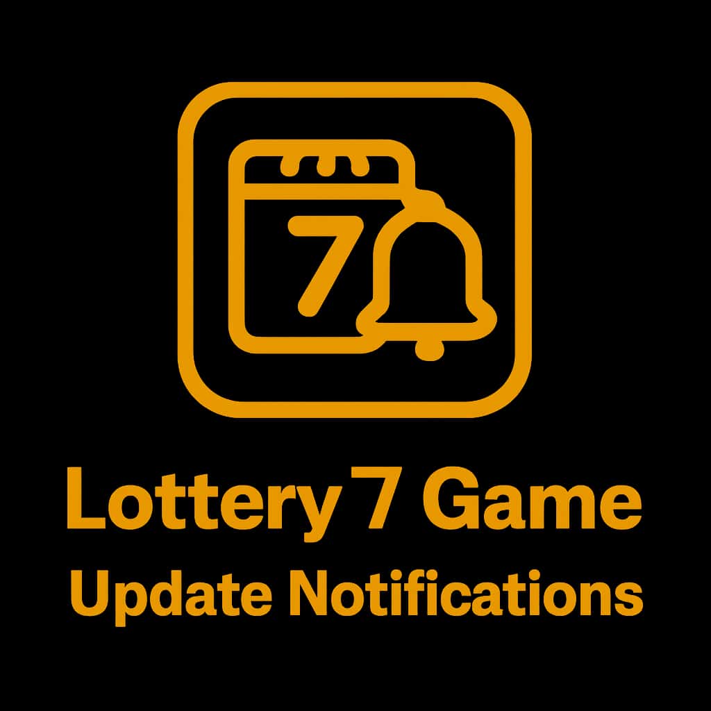 Icon representing Lottery 7 Game update notifications.