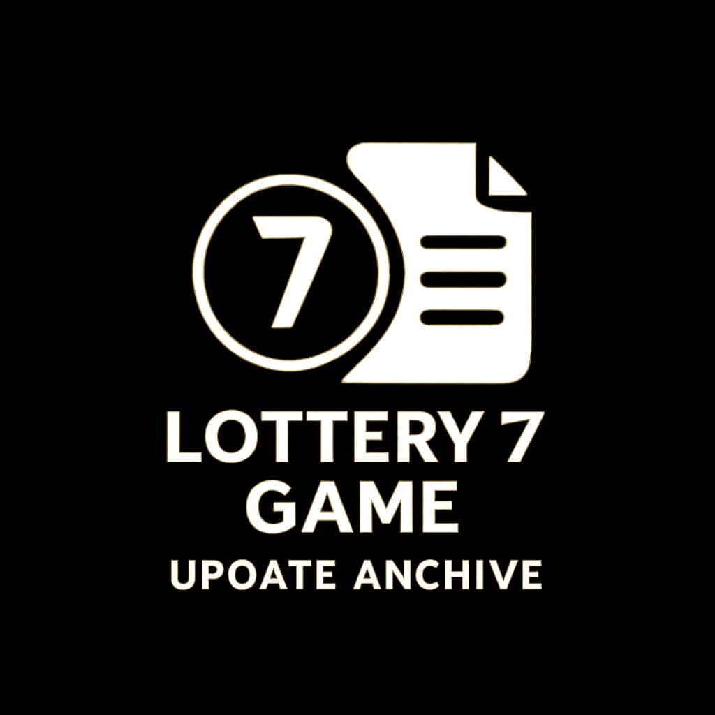 Icon representing Lottery 7 Game Update Archive.